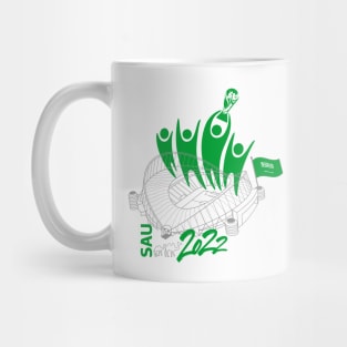 Saudi Arabia World Cup Soccer 2022 Mug